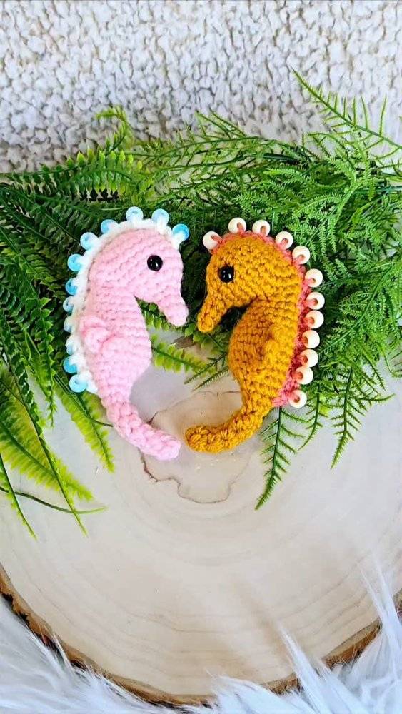 Amigurumi Seahorse Crochet Companions