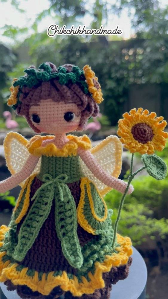 Amigurumi Sunflower Fairy Doll Pattern