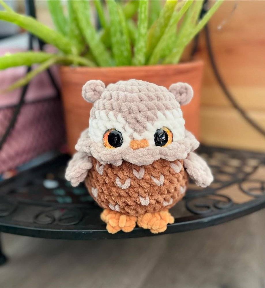 Amigurumi Velvet Owl Crochet Project