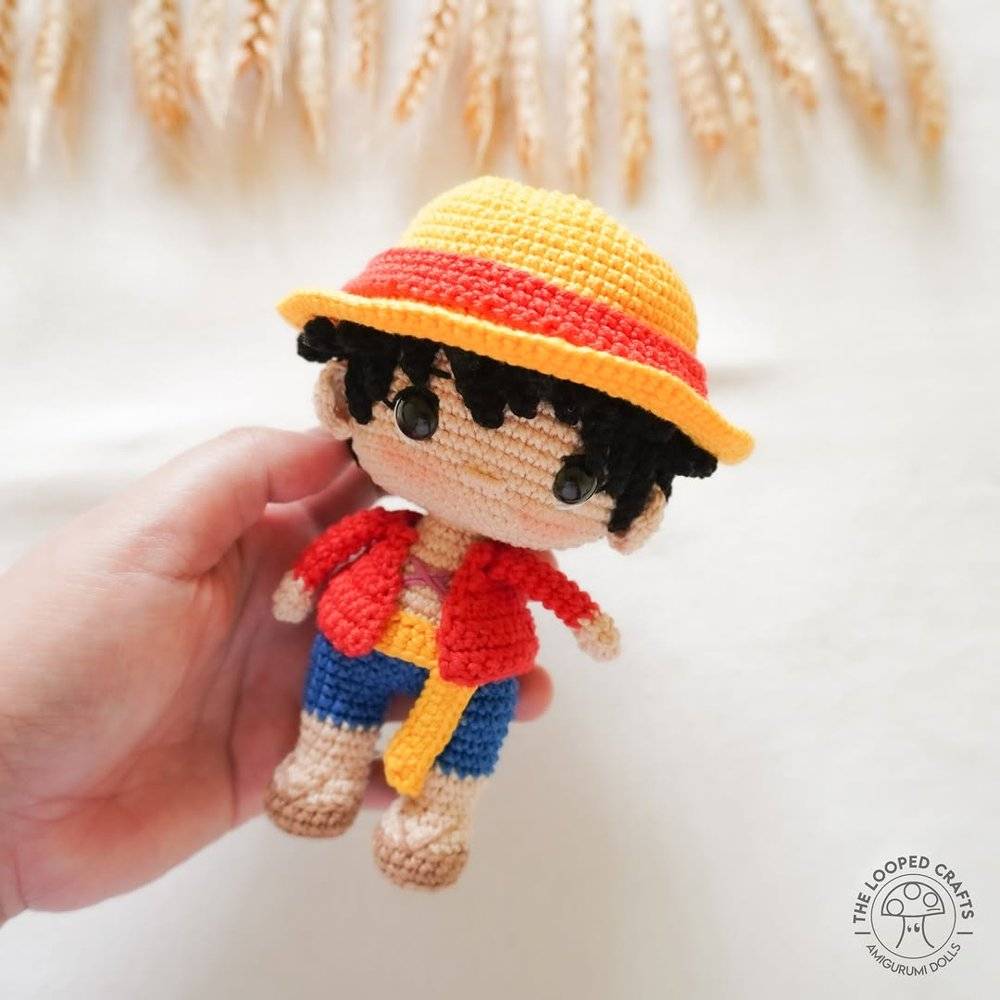Anime Character Amigurumi Crochet Doll