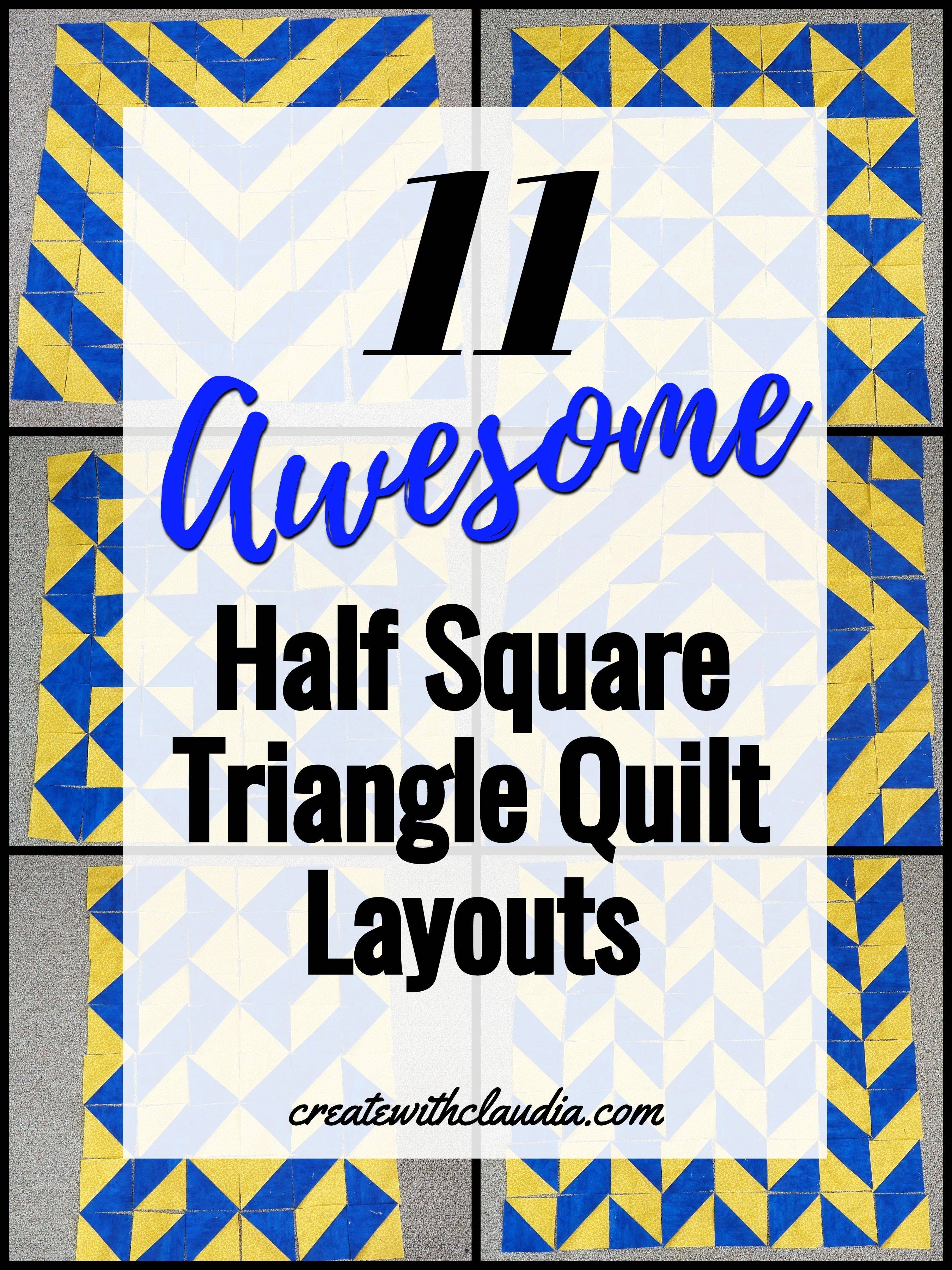 19 Scrappy Half Square Triangle Quilts Patterns Image