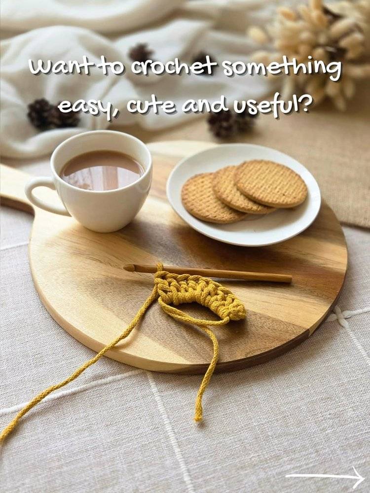 Beginner-Friendly Crochet Coaster Project