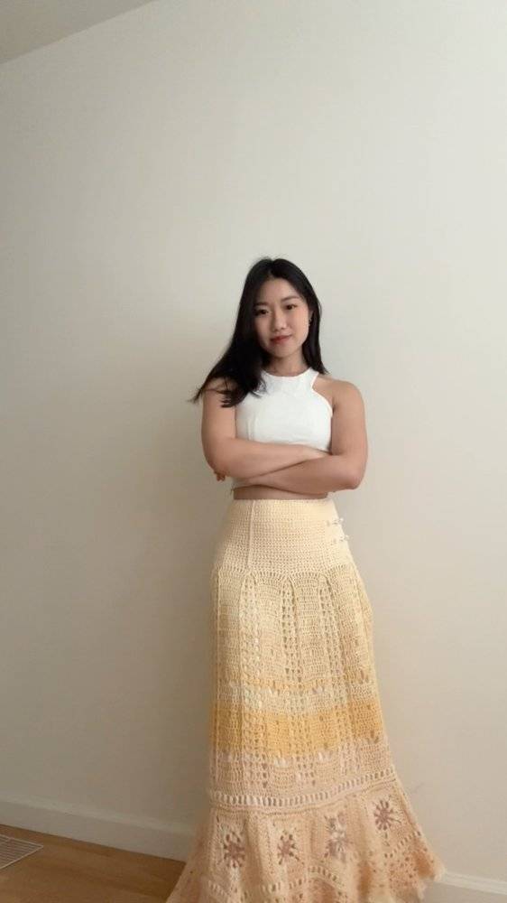 Bohemian Crochet Maxi Skirt Project