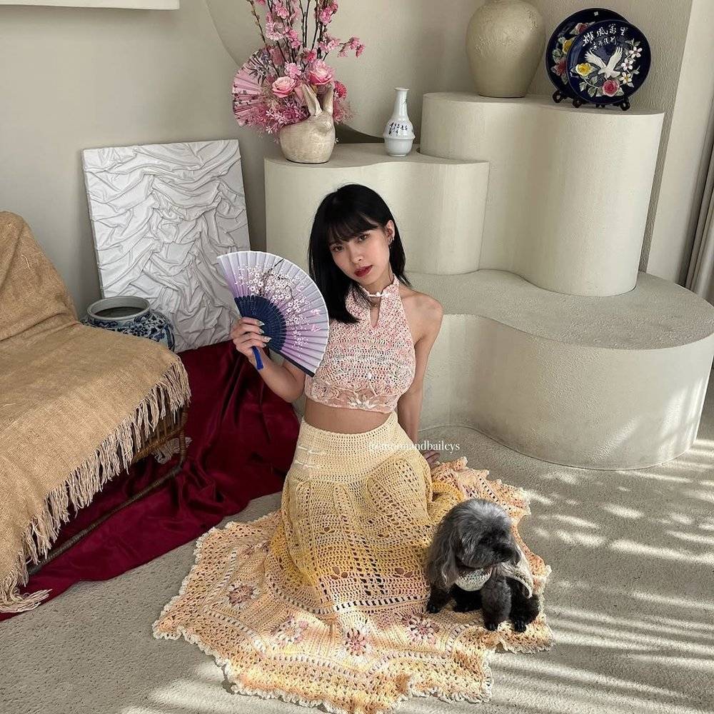 Boho Crochet Floral Maxi Skirt Project