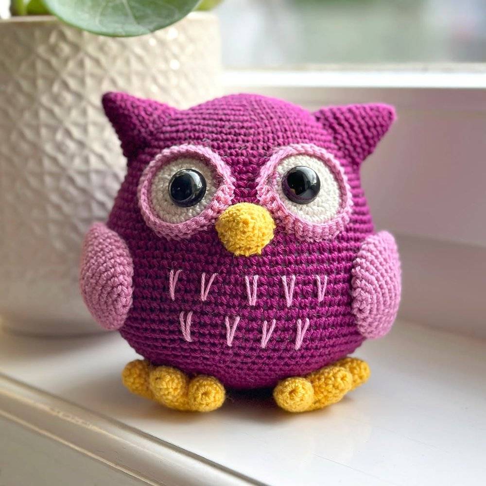 Charming Amigurumi Crochet Owl