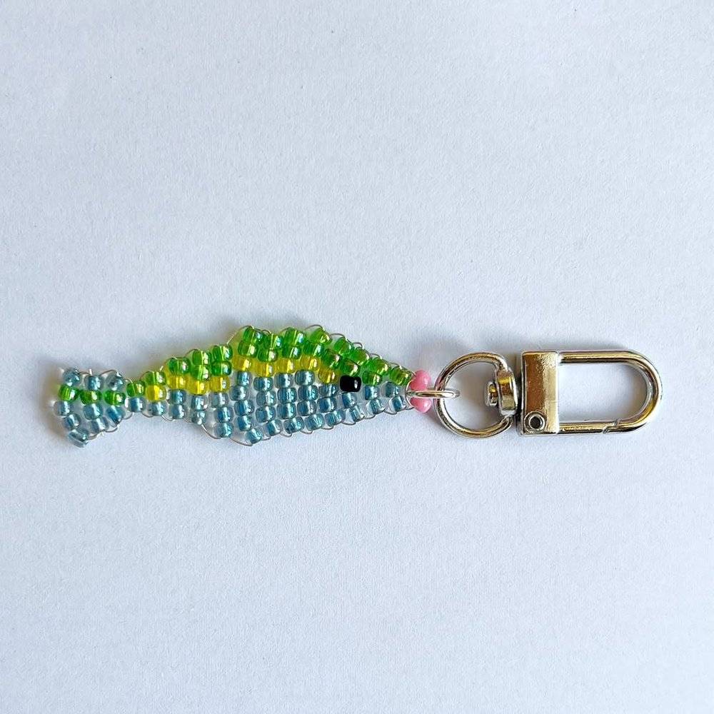 Charming Beaded Fish Keychain Project