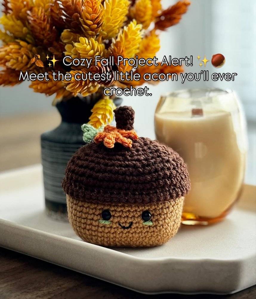 Charming Crochet Acorn Amigurumi