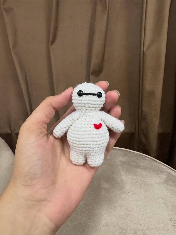 Charming Crochet Baymax Amigurumi Figure