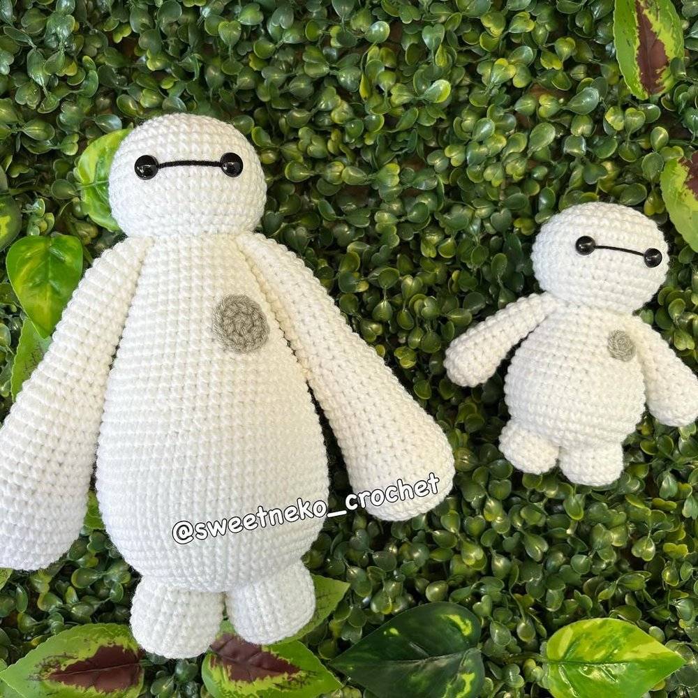 Charming Crochet Baymax Plushies