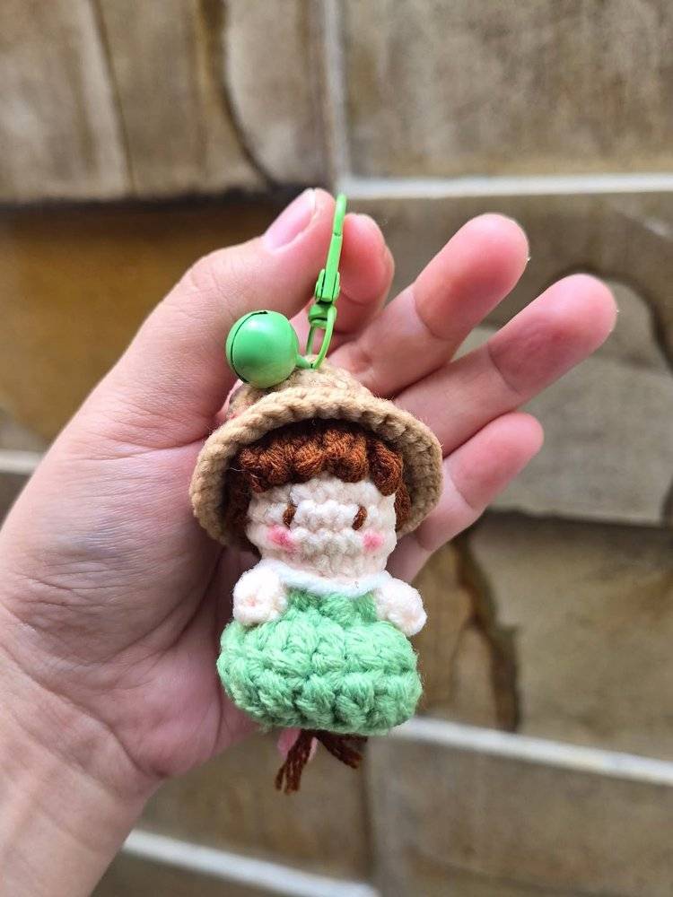 Charming Crochet Doll Keychain Project