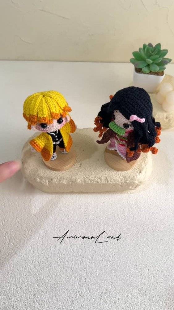 Chibi Demon Slayer Amigurumi Figures