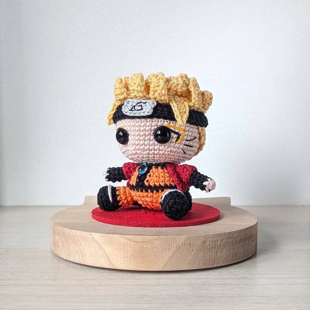 Chibi Naruto Amigurumi Crochet Doll