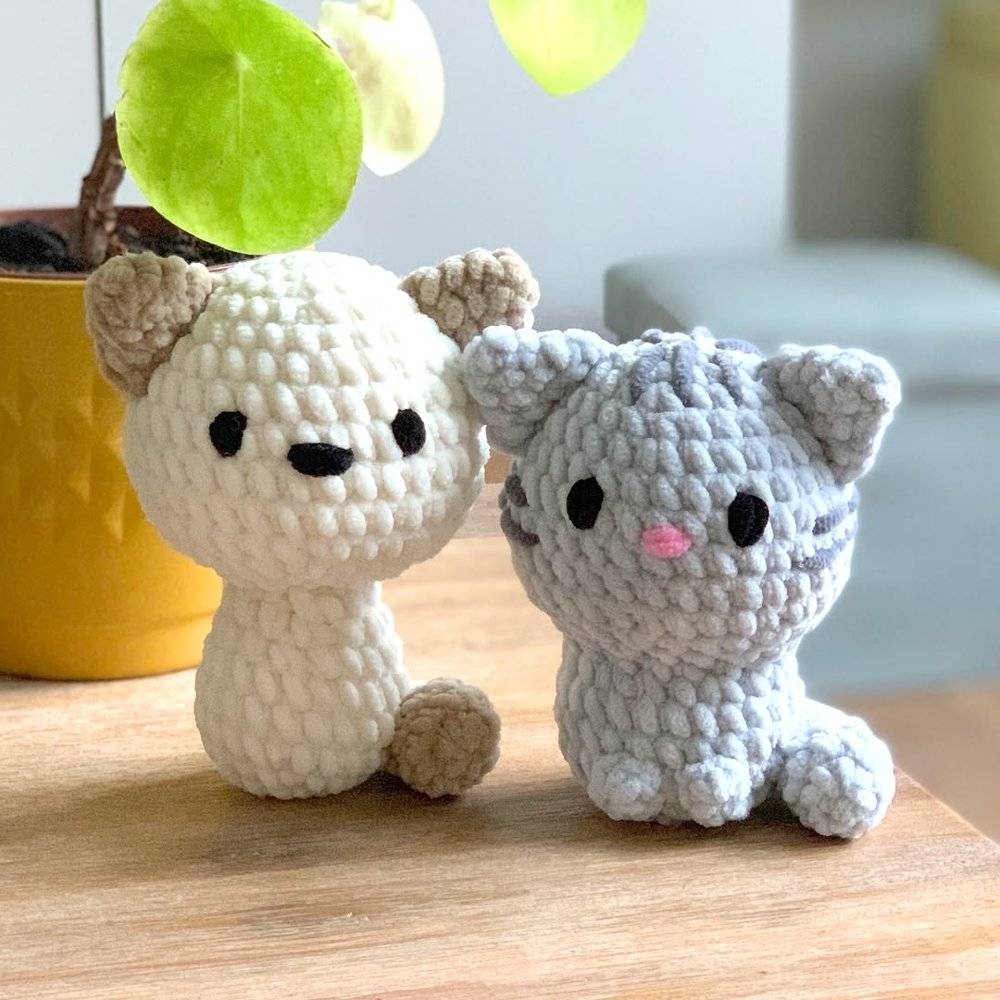 Chubby Crochet Cat Plushies