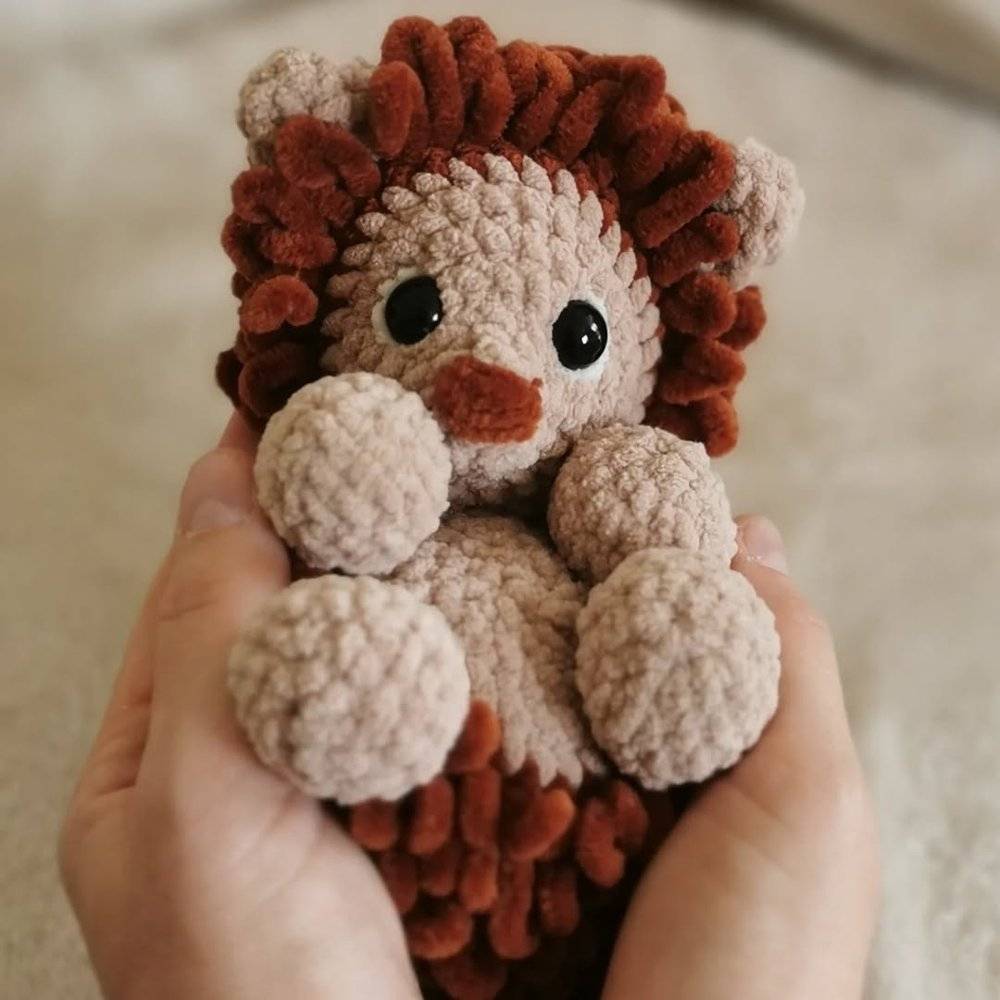 Chunky Amigurumi Lion Fidget Pal Crochet Pattern
