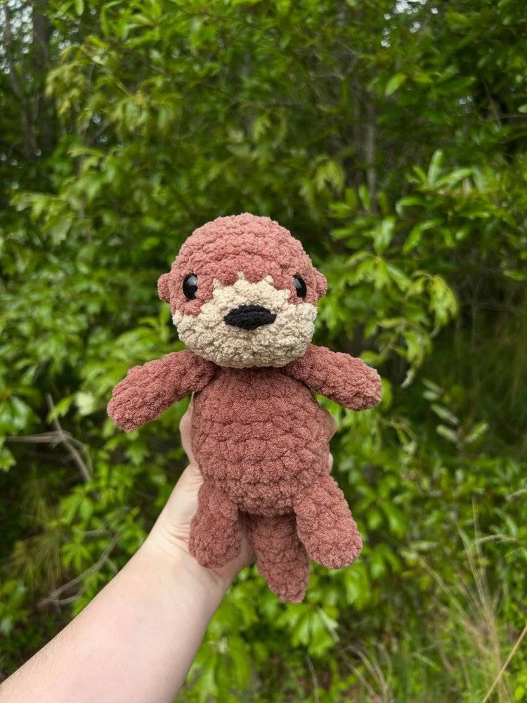 Chunky Crochet Otter Plush Pattern