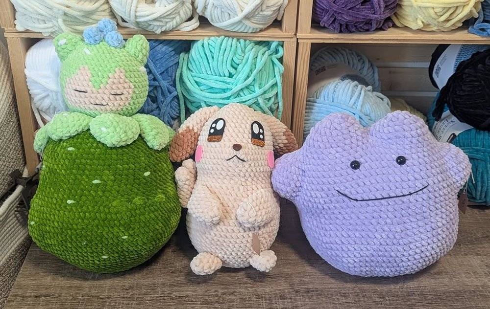 Chunky Crochet Pokémon Plushies Project