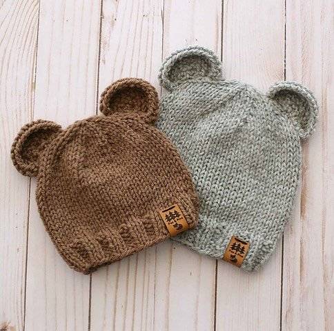 Cozy Knit Bear Ear Hats Project