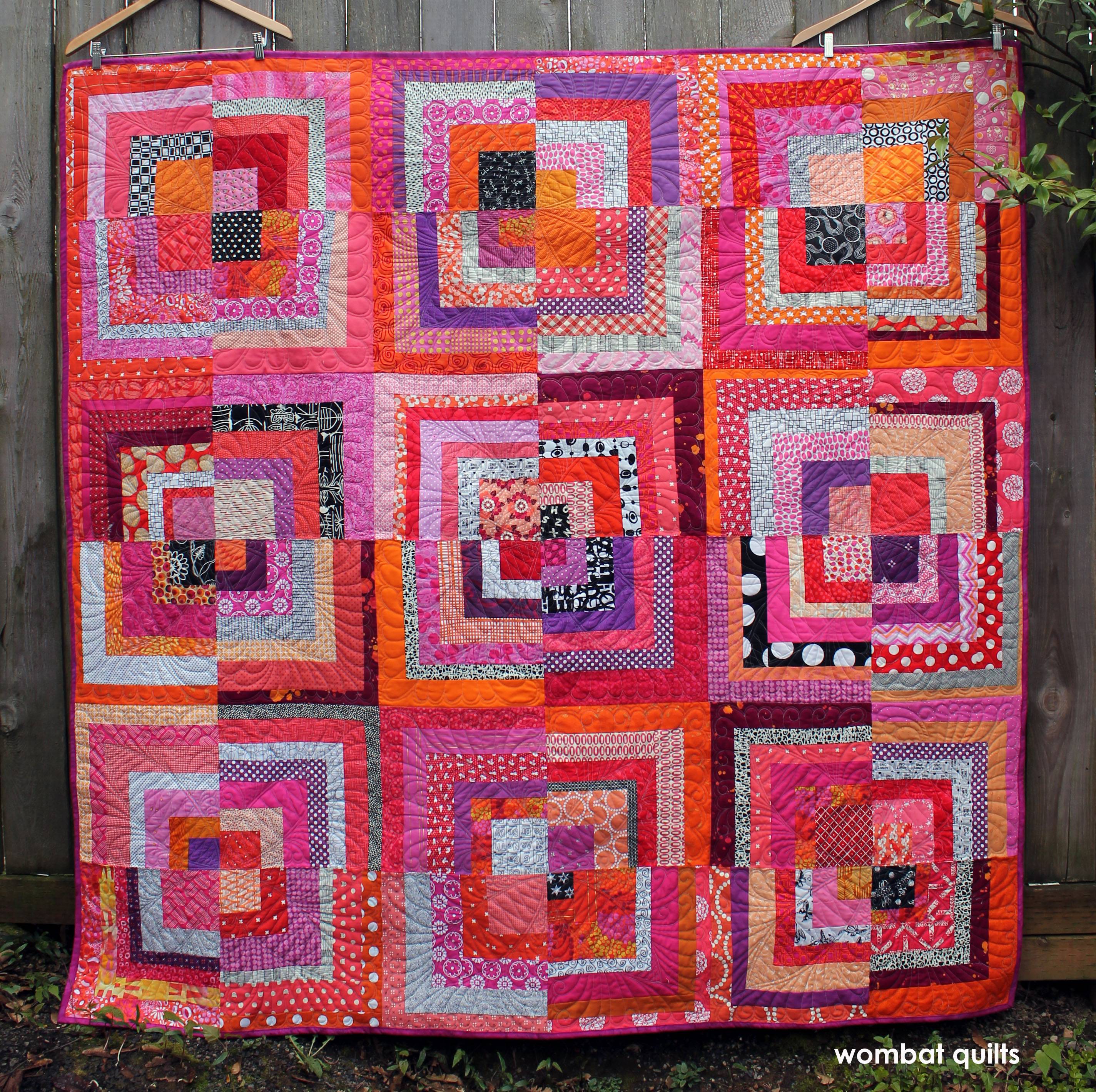 29 Wonky Log Cabin Quilt Patterns Image