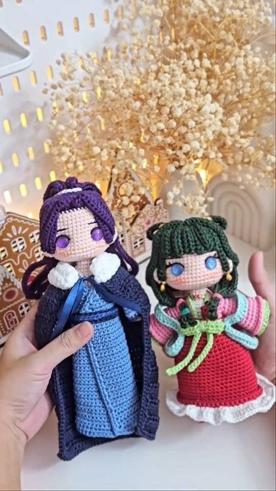 Crochet Amigurumi Anime Dolls