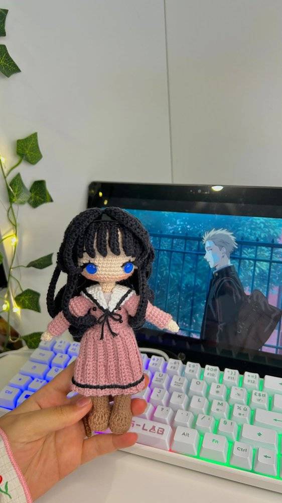 Crochet Anime Character Amigurumi Doll