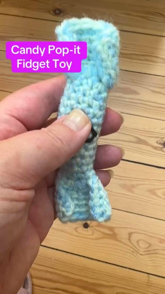 Crochet Candy Pop-it Fidget Toy