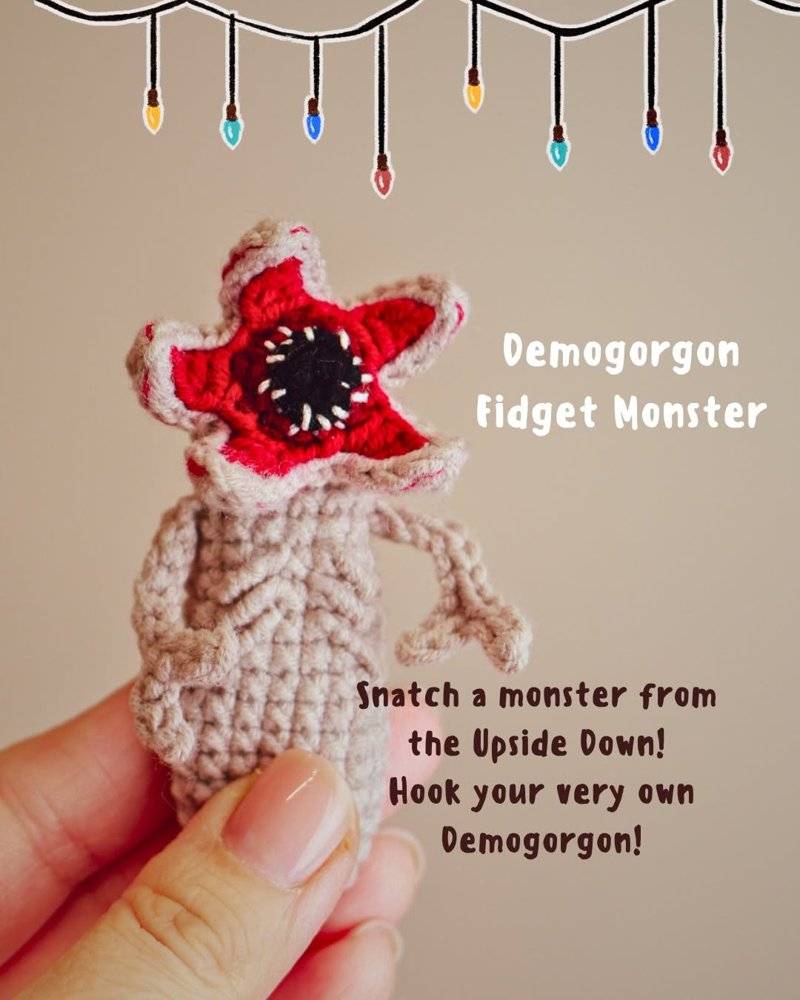 Crochet Demogorgon Fidget Monster