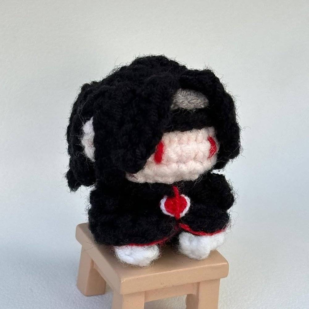 Crochet Itachi Uchiha Amigurumi Doll