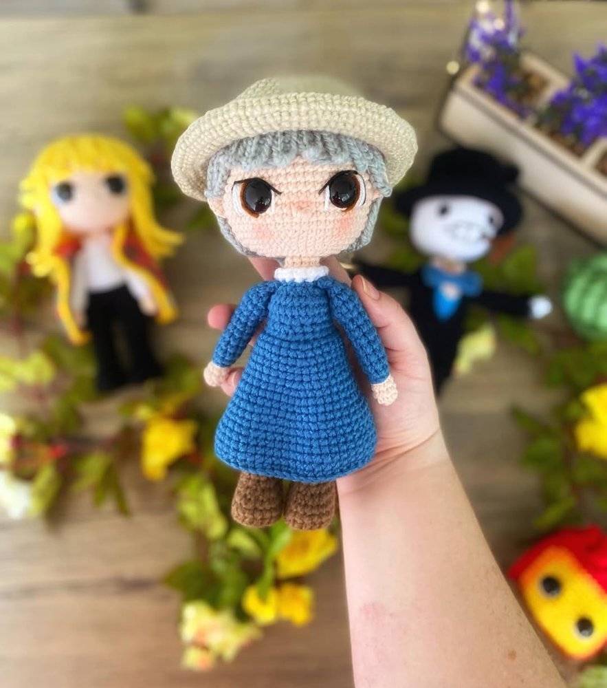 Crochet Sophie Hatter Amigurumi Doll