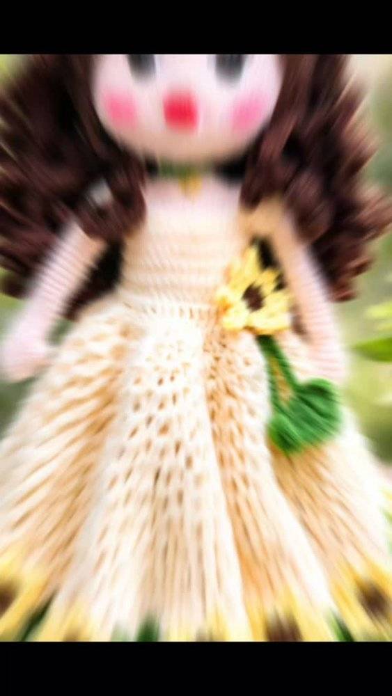 Crochet Sunflower Fairy Doll