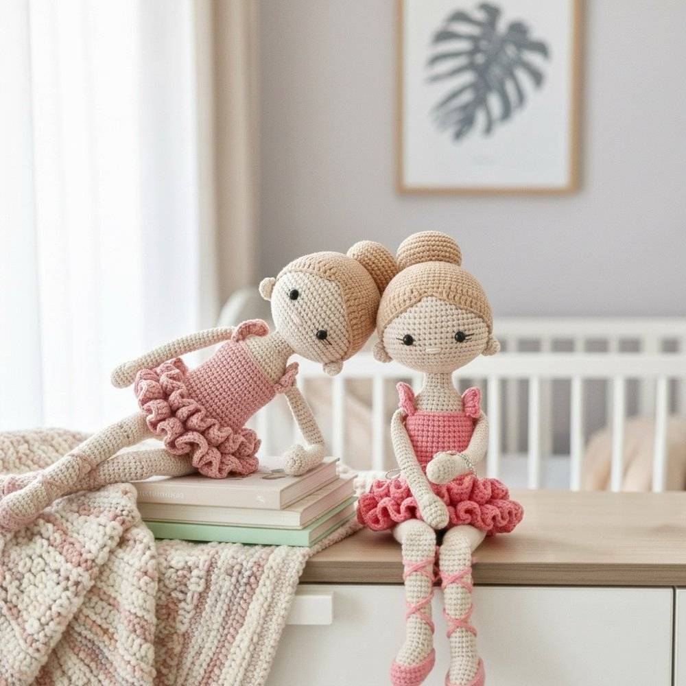 Crocheted Ballerina Doll with Tutu