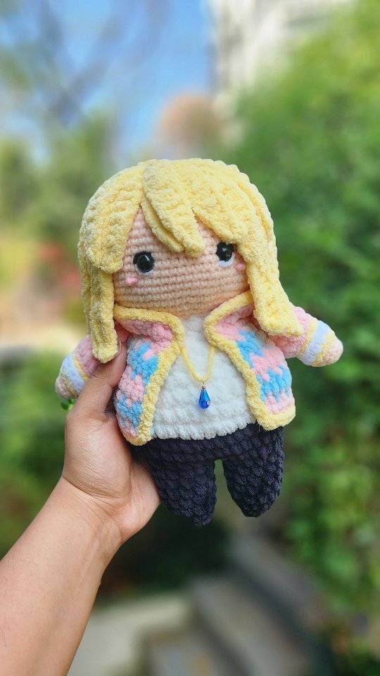 Crocheted Howl Amigurumi Doll Pattern