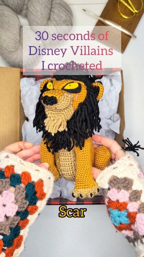Crocheted Scar Plush Toy Pattern