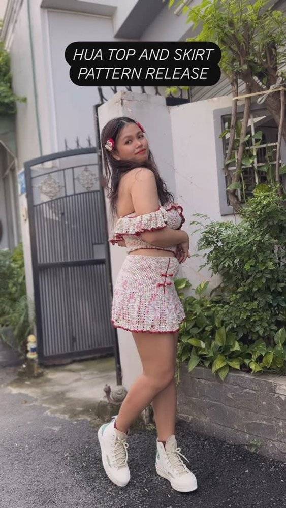 Delicate Crochet Hua Skirt Design