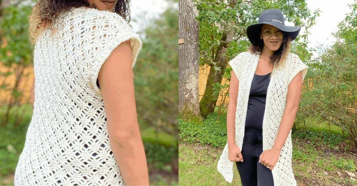 32 Crochet Summer Cardigan For Plus Size Patterns Image
