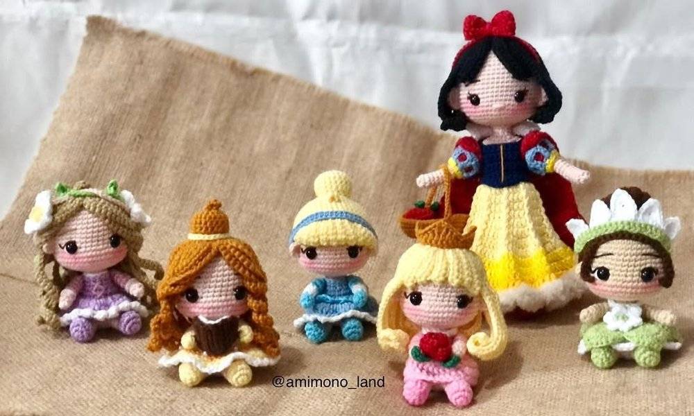 Enchanting Amigurumi Disney Princesses Crochet Collection