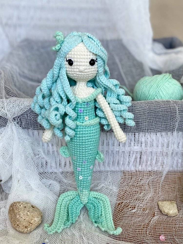 Enchanting Amigurumi Mermaid Doll Crochet Pattern