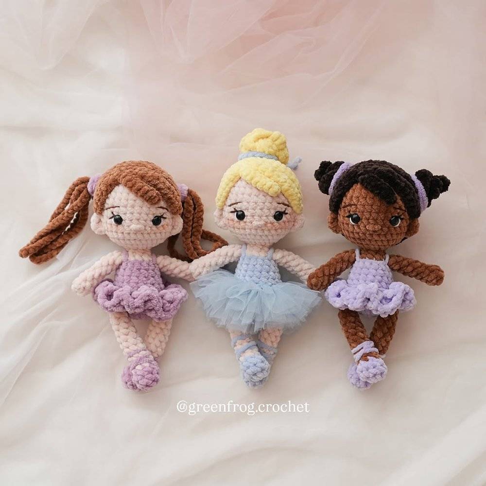 Enchanting Crochet Ballerina Doll Collection
