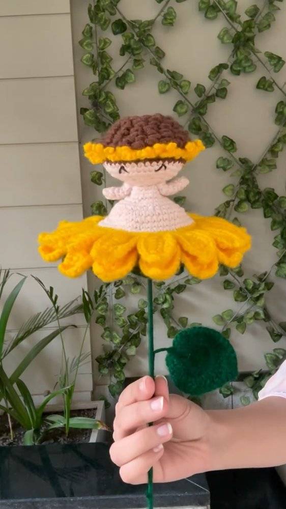 Enchanting Sunflower Fairy Amigurumi