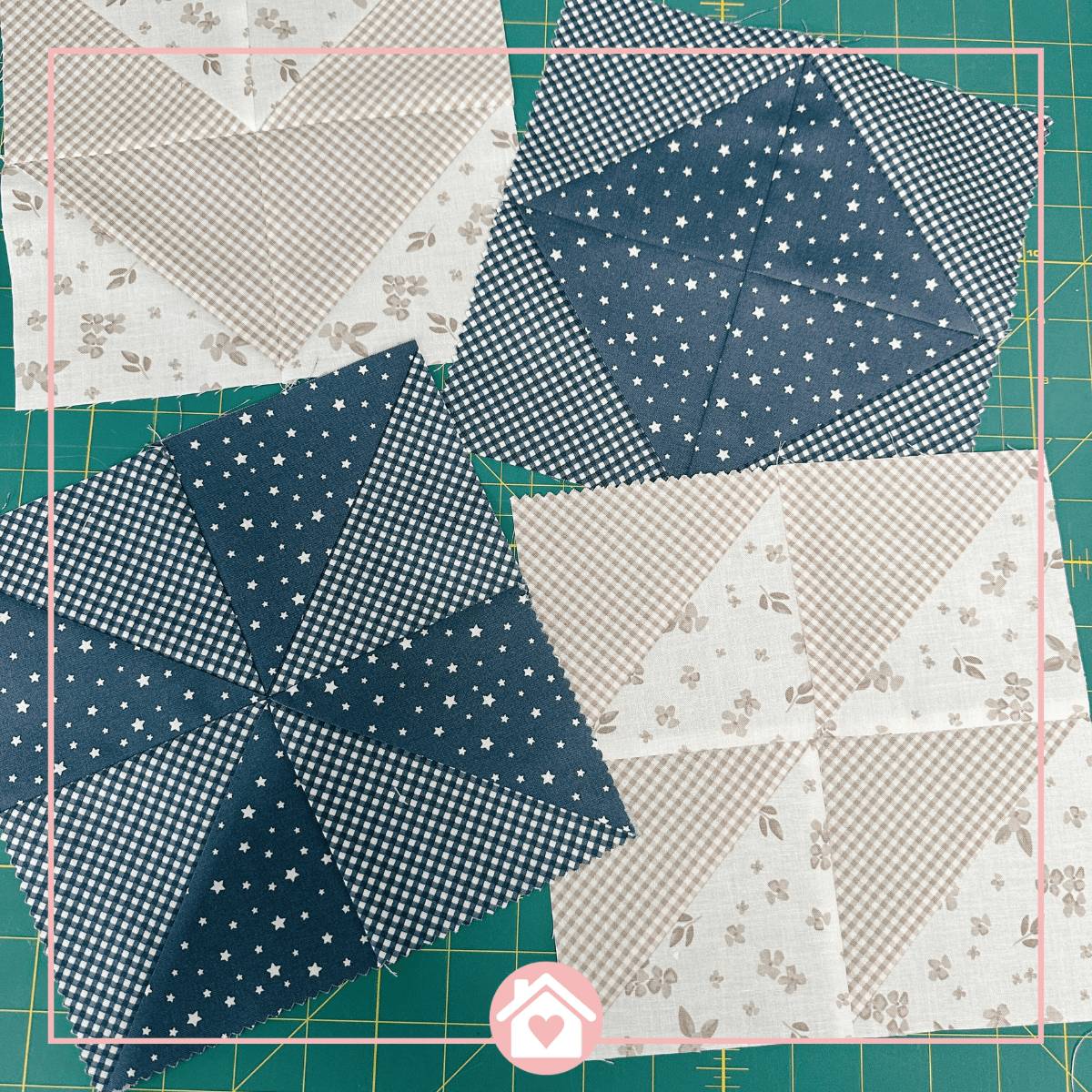 19 Scrappy Half Square Triangle Quilts Patterns Image