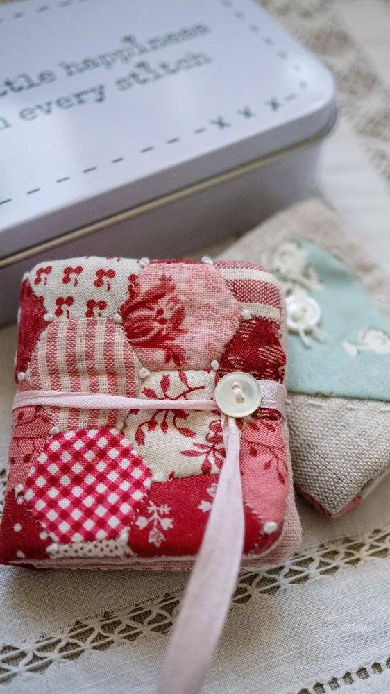 Fabric English Paper Piecing Pincushion Craft
