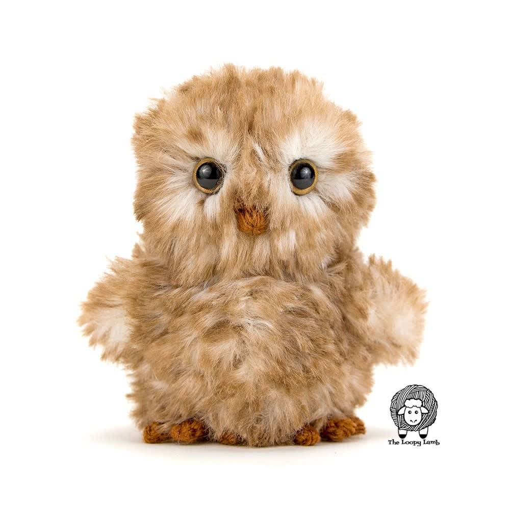 Fluffy Amigurumi Owl Crochet Toy