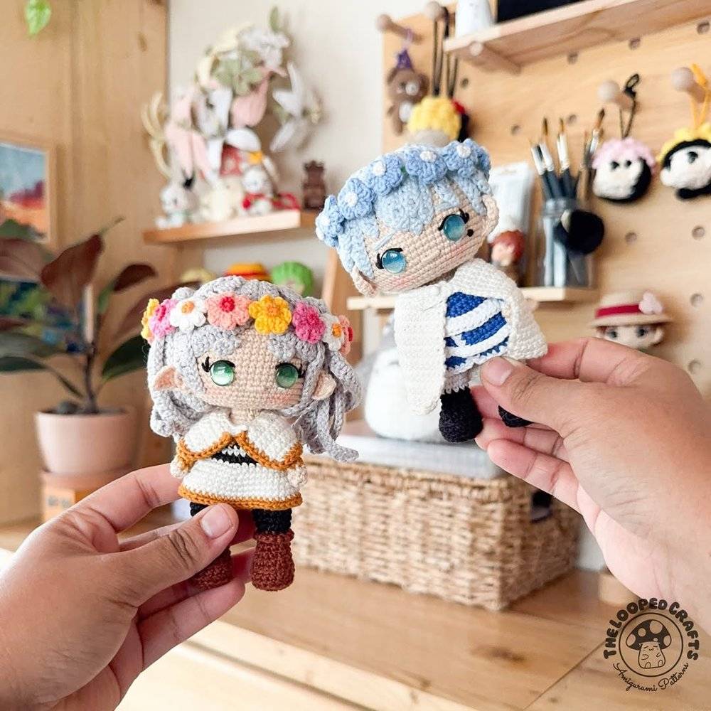 Frieren Anime Amigurumi Dolls