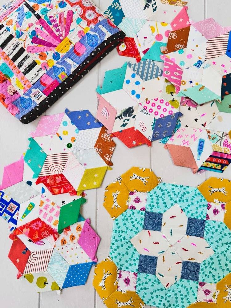 Geometric Paper Piecing Quilt Blocks