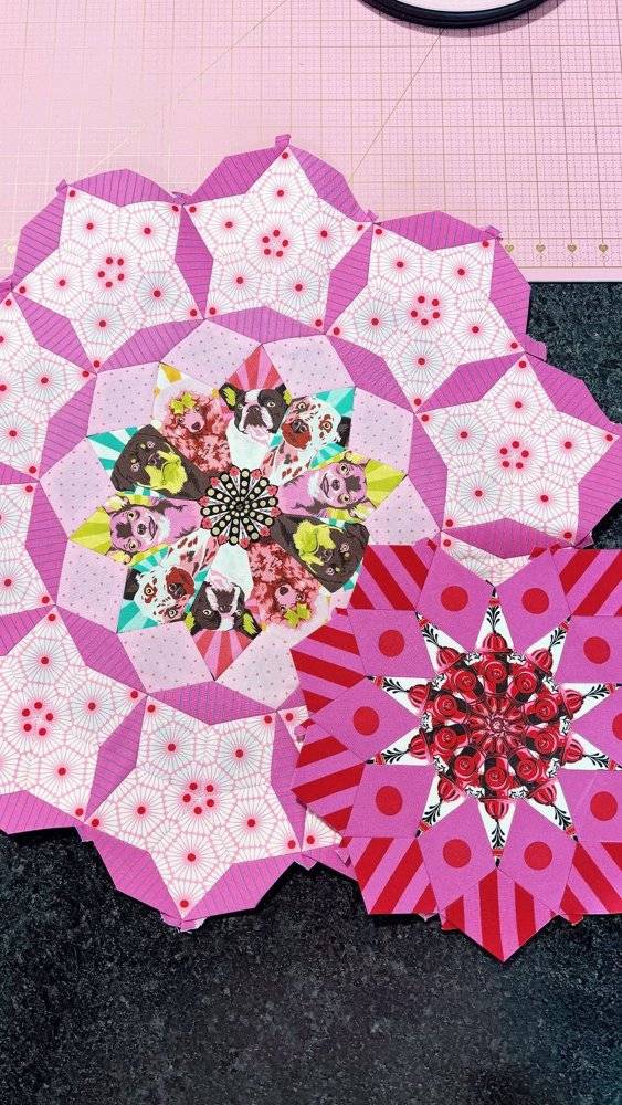 Geometric Starburst Quilt Blocks
