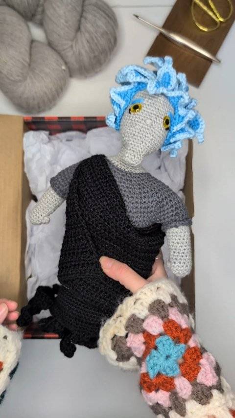 Hades Crochet Doll Pattern