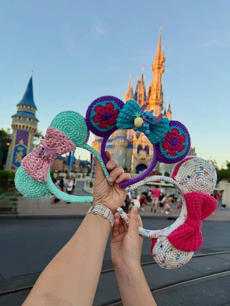 Handmade Crochet Mickey Mouse Ears
