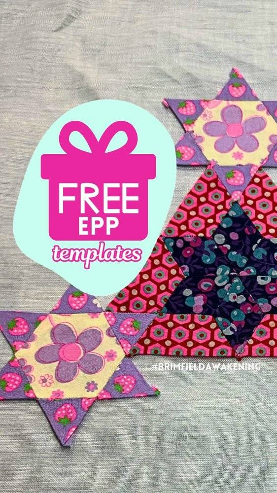 Handmade Paper Pieced Star Quilt Blocks