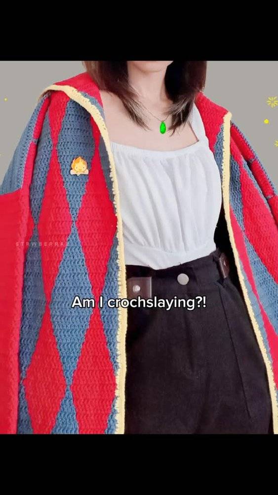 Howl's Moving Castle Crochet Cardigan