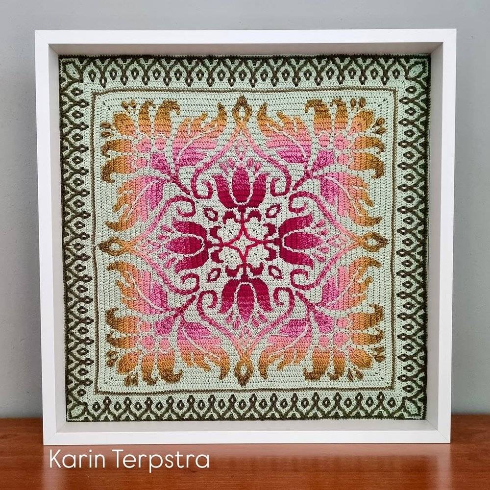 21 Crochet Pillow Patterns Intricate Floral Crochet Mandala Wall Art