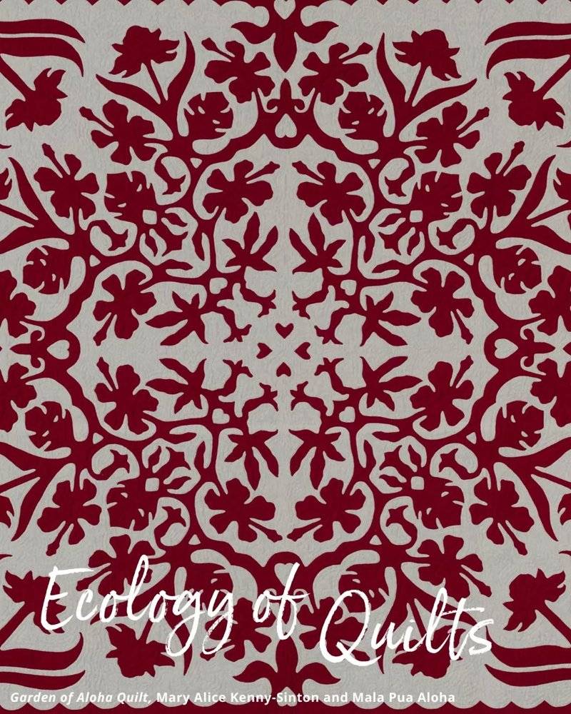 Intricate Red and Cream Applique Quilt
